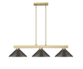 Z-LITE, COBALT 3 LIGHT BILLIARD, LINEAR LIGHT
