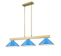 Z-LITE, COBALT 3 LIGHT BILLIARD, LINEAR LIGHT