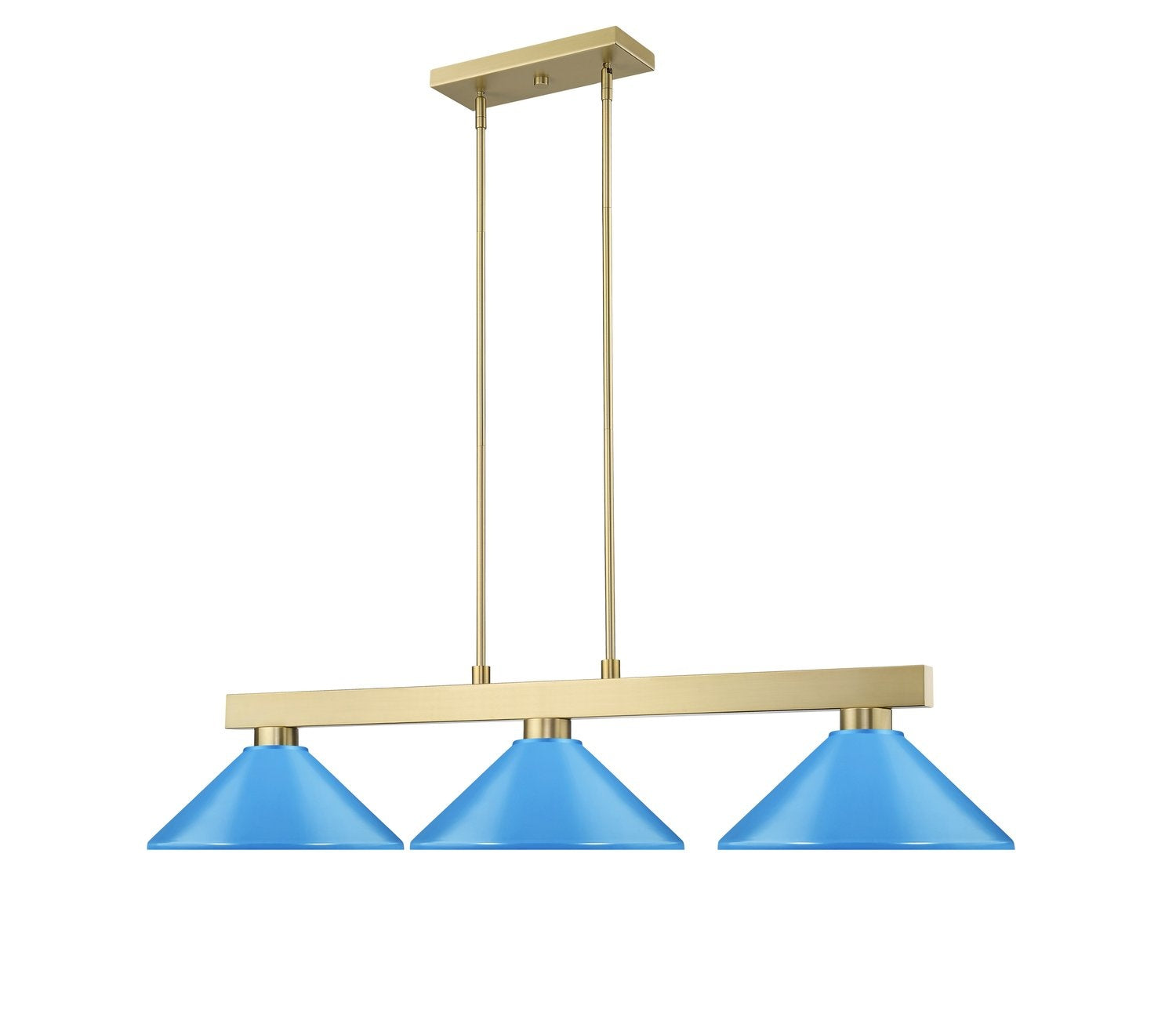 Z-LITE, COBALT 3 LIGHT BILLIARD, LINEAR LIGHT