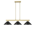 Z-LITE, COBALT 3 LIGHT BILLIARD, LINEAR LIGHT