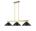Z-LITE, COBALT 3 LIGHT BILLIARD, LINEAR LIGHT