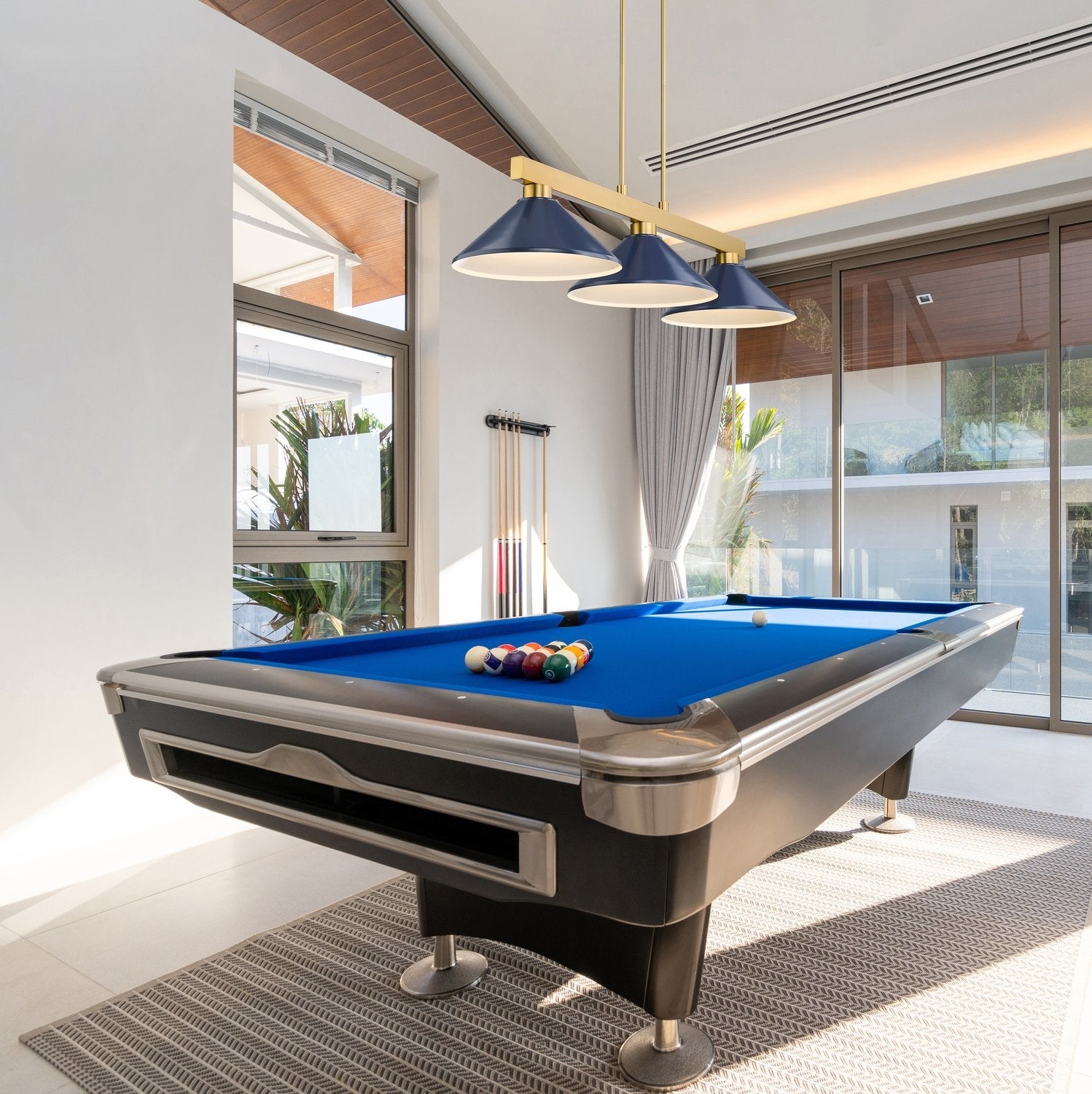 Z-LITE, COBALT 3 LIGHT BILLIARD, LINEAR LIGHT