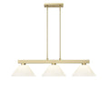 Z-LITE, COBALT 3 LIGHT BILLIARD, LINEAR LIGHT