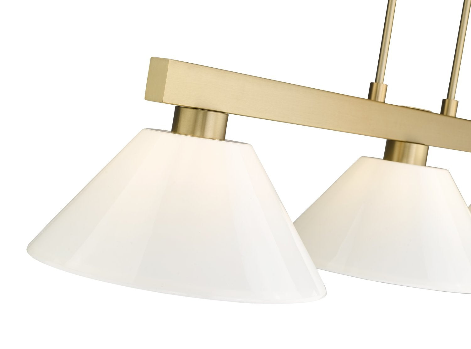 Z-LITE, COBALT 3 LIGHT BILLIARD, LINEAR LIGHT