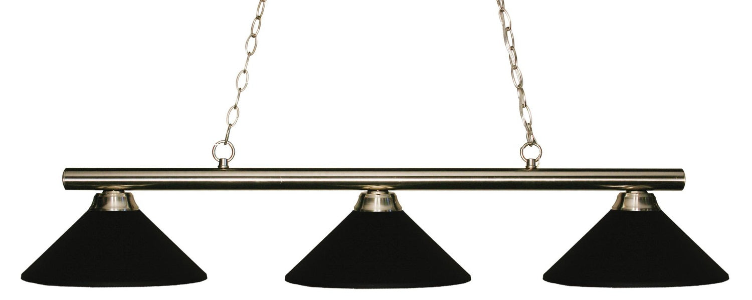Z-LITE, SHARP SHOOTER 3 LIGHT BILLIARD, LINEAR LIGHT