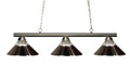 Z-LITE, SHARP SHOOTER 3 LIGHT BILLIARD, LINEAR LIGHT
