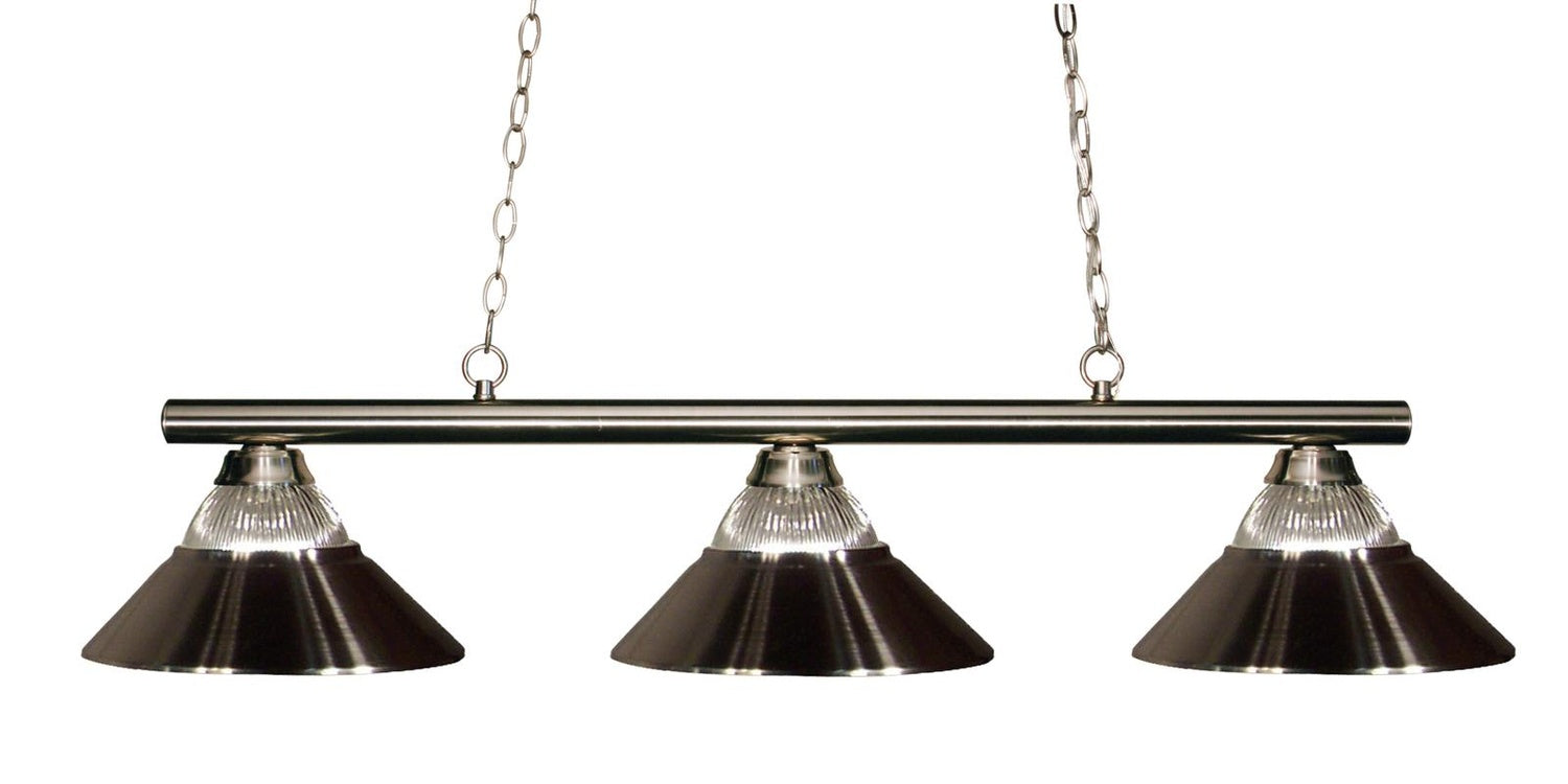 Z-LITE, SHARP SHOOTER 3 LIGHT BILLIARD, LINEAR LIGHT