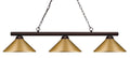 Z-LITE, SHOOTER 3 LIGHT BILLIARD, LINEAR LIGHT