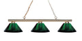 Z-LITE, SHARP SHOOTER 3 LIGHT BILLIARD, LINEAR LIGHT