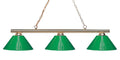 Z-LITE, SHARP SHOOTER 3 LIGHT BILLIARD, LINEAR LIGHT