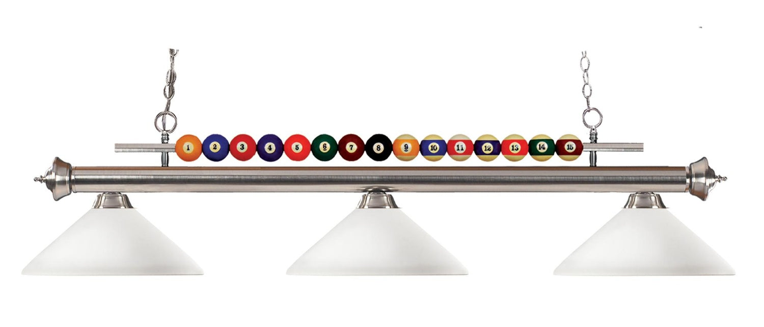 Z-LITE, SHARK 3 LIGHT BILLIARD, LINEAR LIGHT