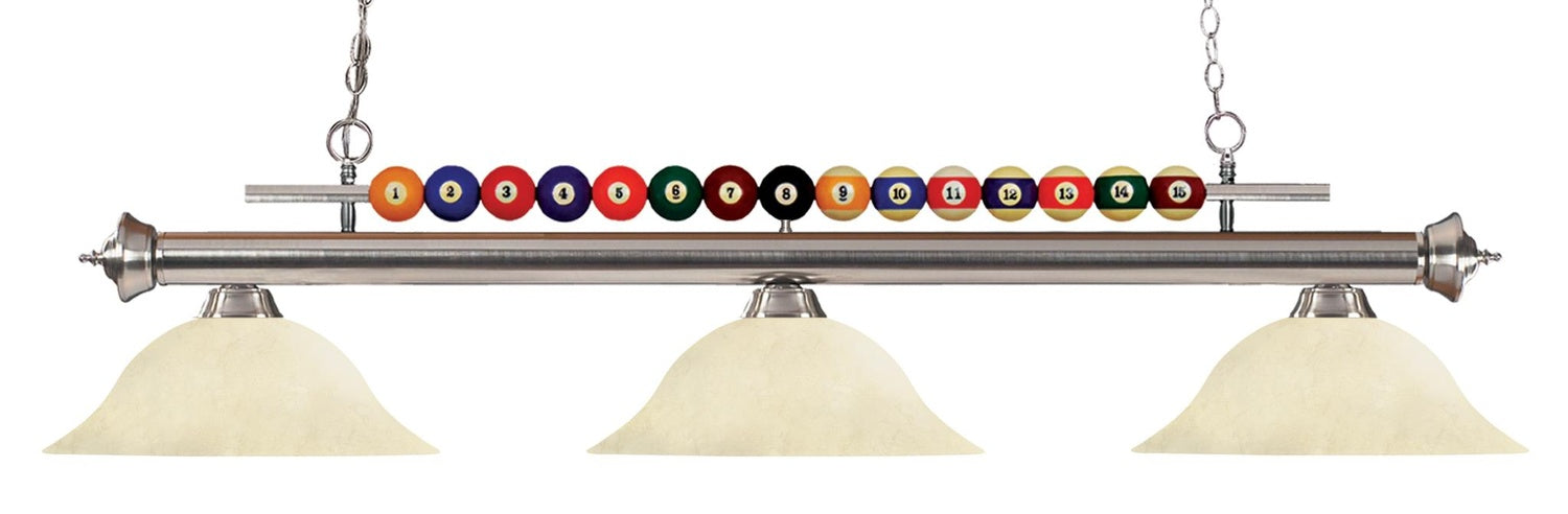 Z-LITE, SHARK 3 LIGHT BILLIARD, LINEAR LIGHT