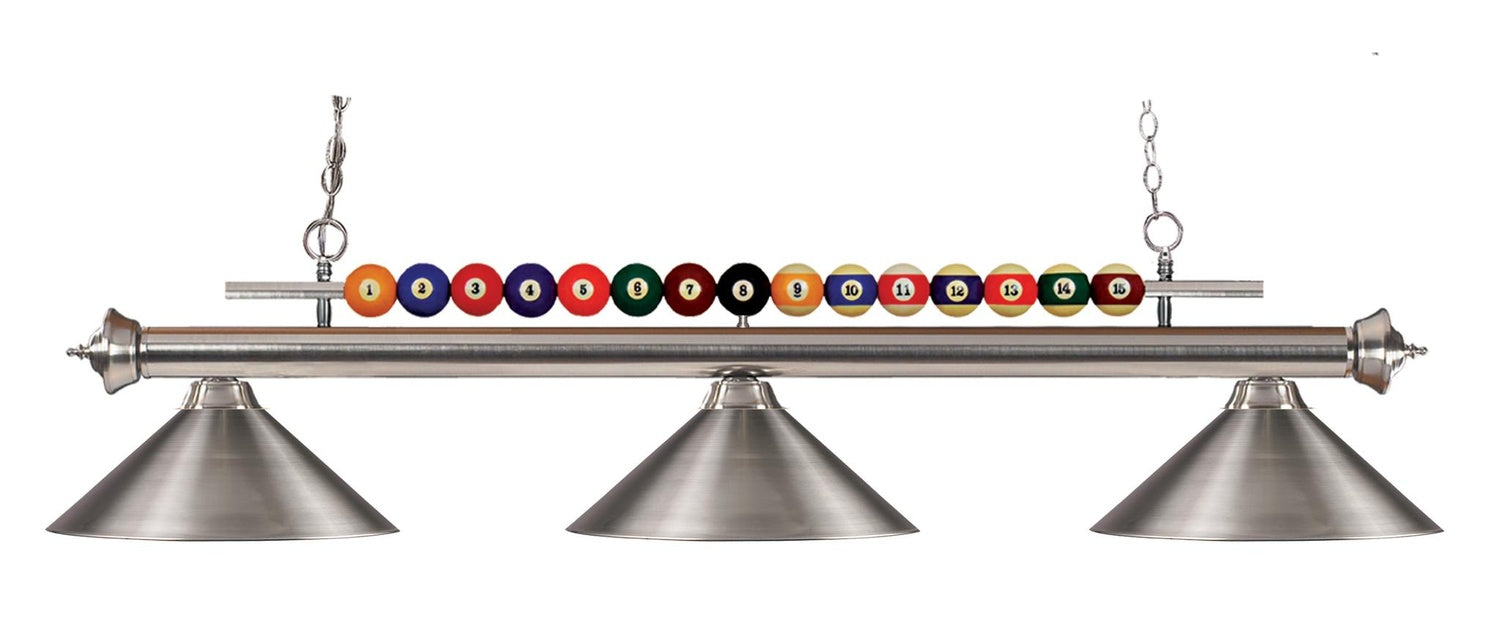 Z-LITE, SHARK 3 LIGHT BILLIARD, LINEAR LIGHT