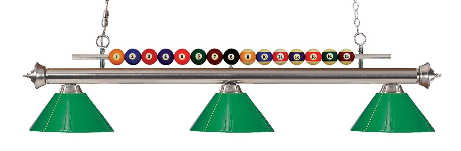 Z-LITE, SHARK 3 LIGHT BILLIARD, LINEAR LIGHT