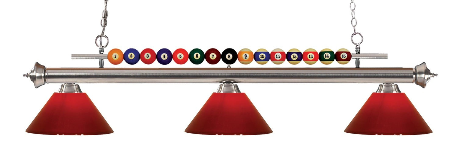 Z-LITE, SHARK 3 LIGHT BILLIARD, LINEAR LIGHT