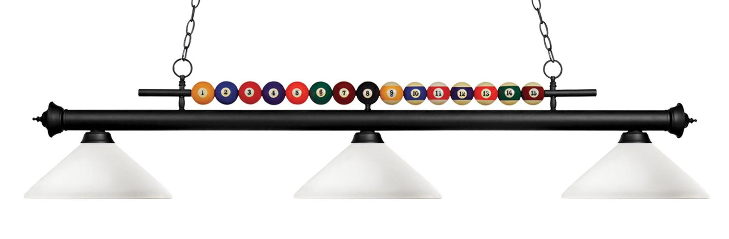 Z-LITE, SHARK 3 LIGHT BILLIARD, LINEAR LIGHT