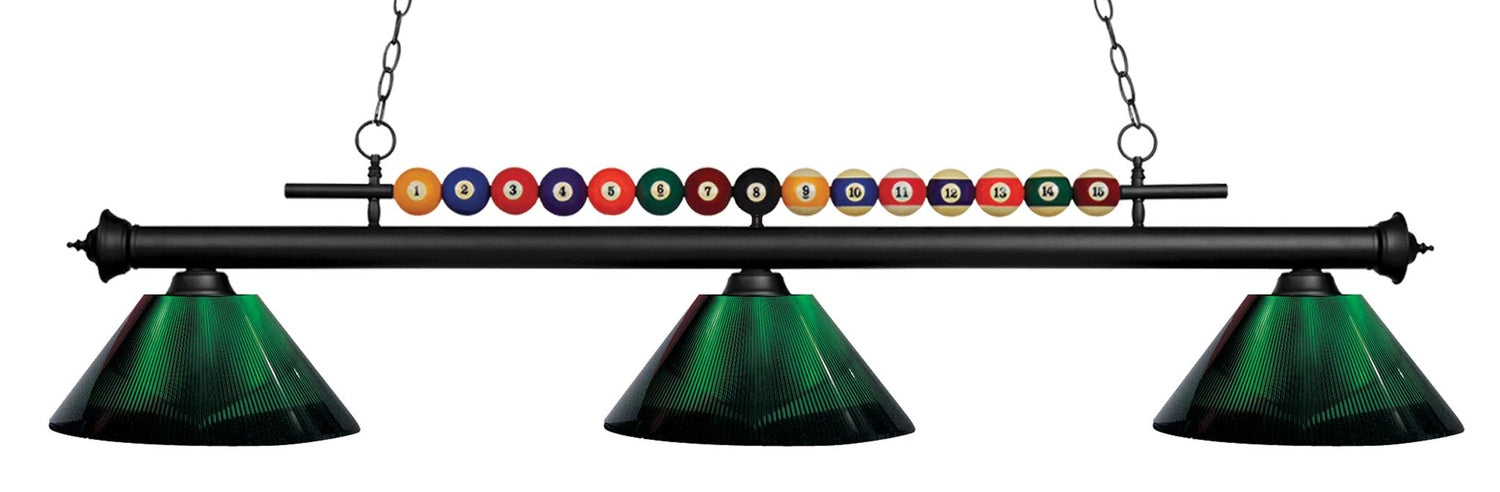 Z-LITE, SHARK 3 LIGHT BILLIARD, LINEAR LIGHT