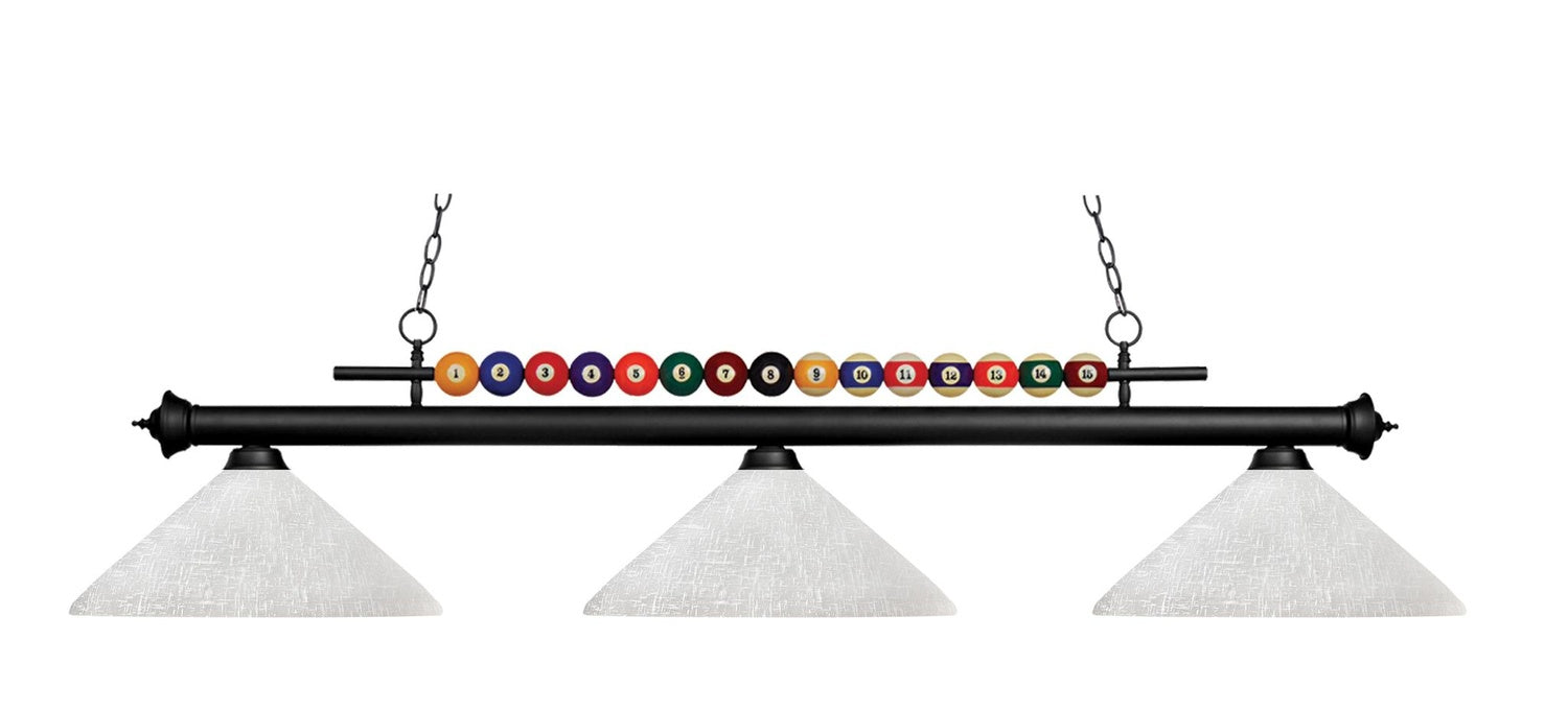 Z-LITE, SHARK 3 LIGHT BILLIARD, LINEAR LIGHT
