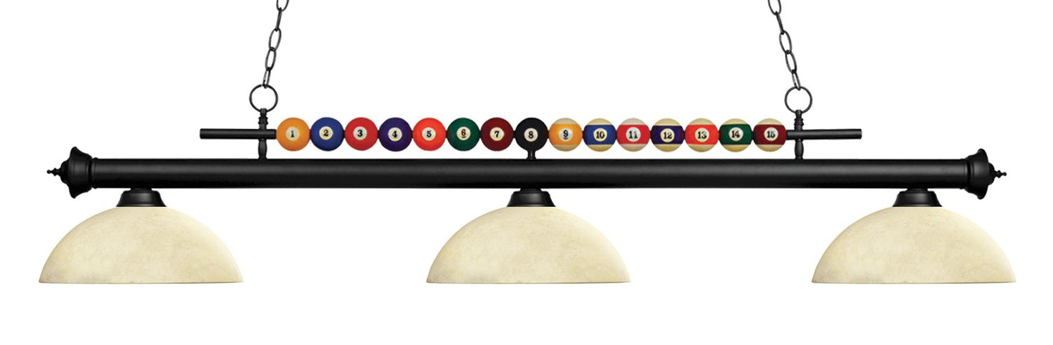 Z-LITE, SHARK 3 LIGHT BILLIARD, LINEAR LIGHT