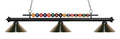 Z-LITE, SHARK 3 LIGHT BILLIARD, LINEAR LIGHT