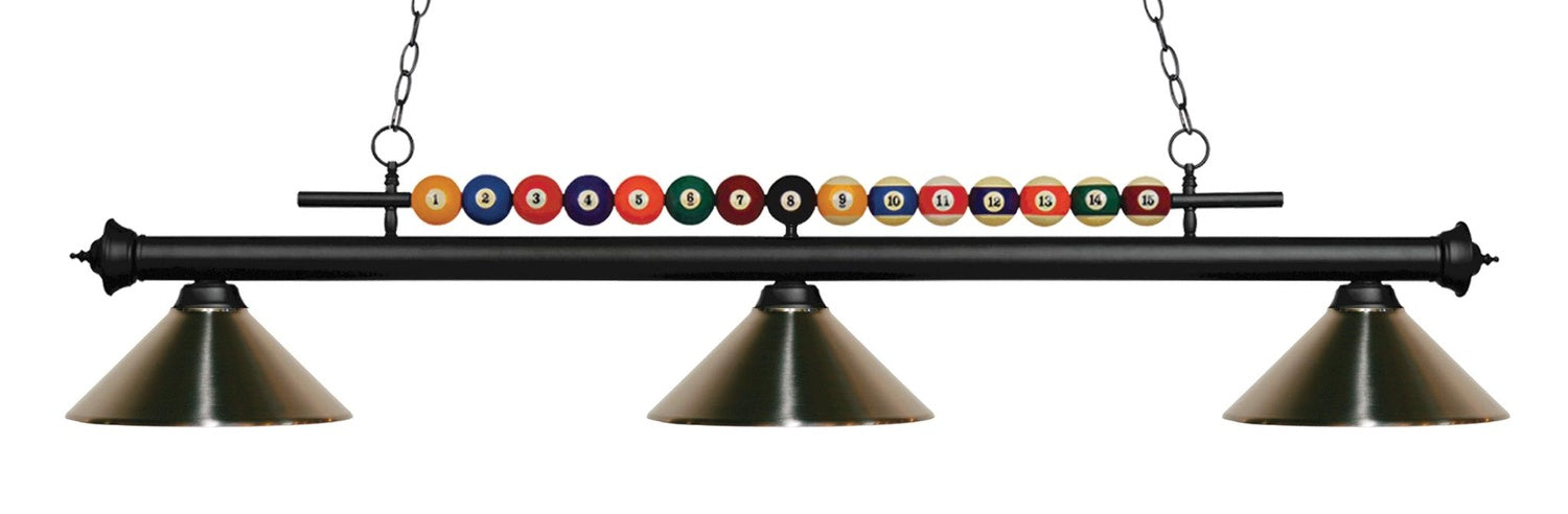 Z-LITE, SHARK 3 LIGHT BILLIARD, LINEAR LIGHT