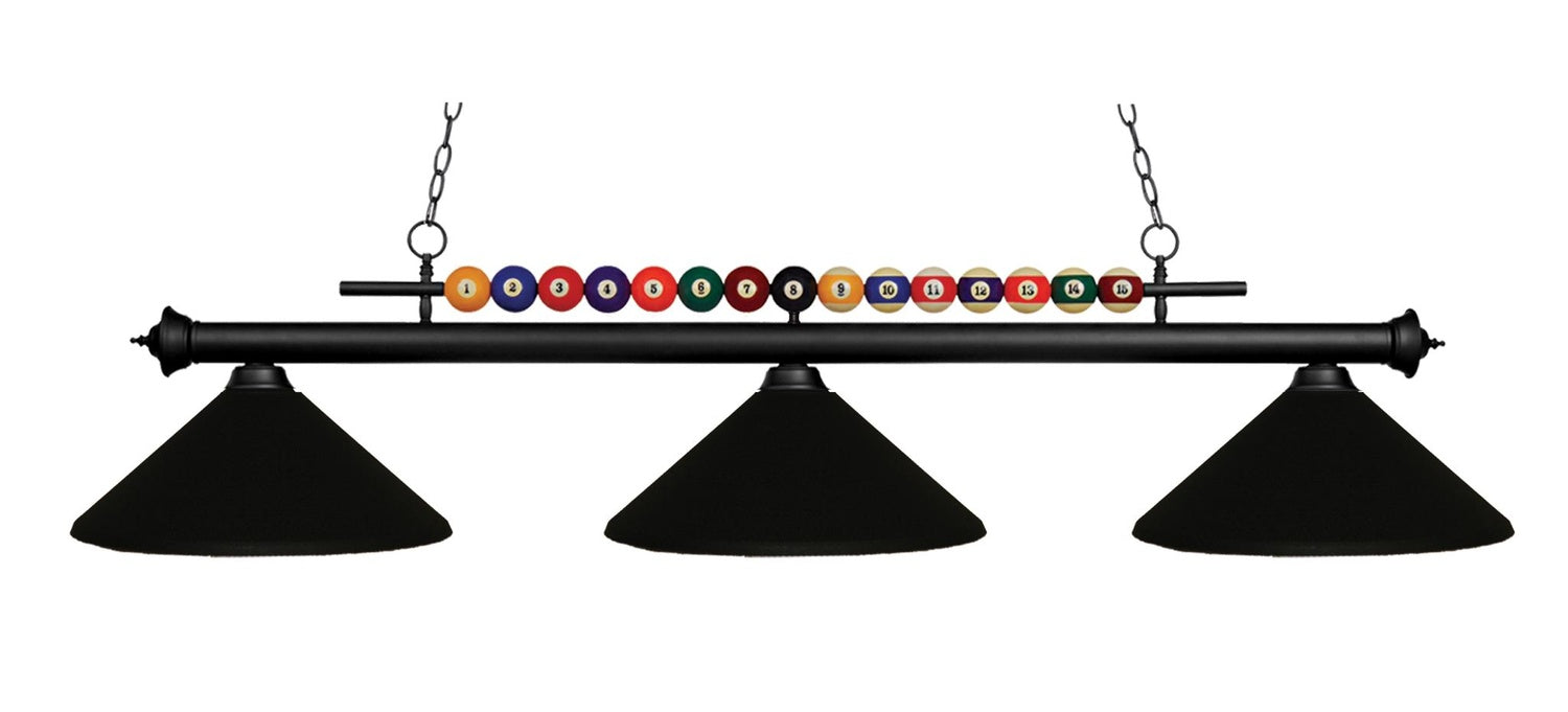 Z-LITE, SHARK 3 LIGHT BILLIARD, LINEAR LIGHT