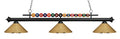 Z-LITE, SHARK 3 LIGHT BILLIARD, LINEAR LIGHT