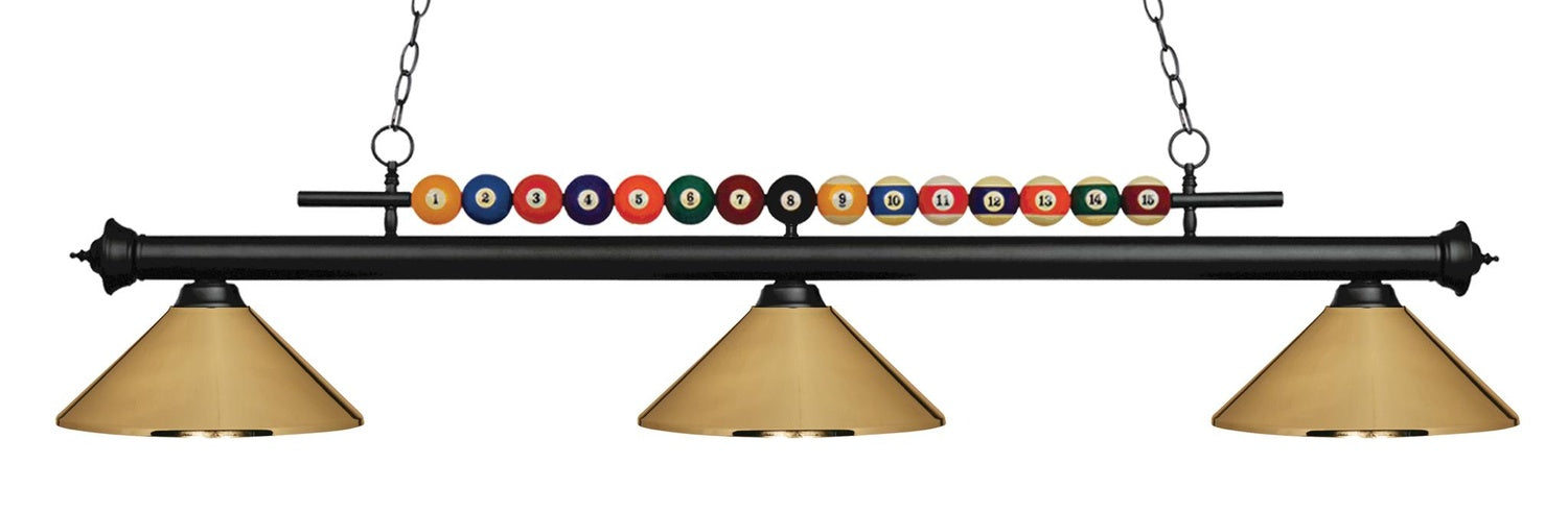 Z-LITE, SHARK 3 LIGHT BILLIARD, LINEAR LIGHT