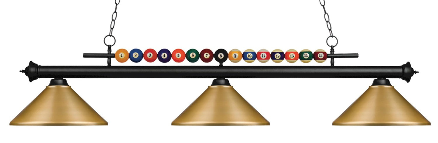 Z-LITE, SHARK 3 LIGHT BILLIARD, LINEAR LIGHT