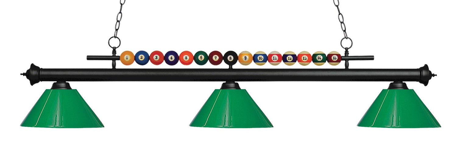 Z-LITE, SHARK 3 LIGHT BILLIARD, LINEAR LIGHT