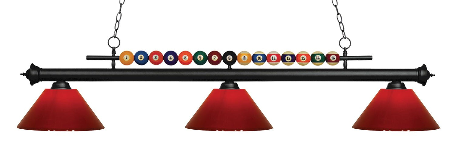 Z-LITE, SHARK 3 LIGHT BILLIARD, LINEAR LIGHT