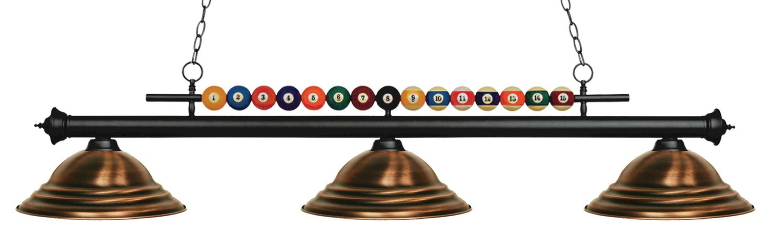 Z-LITE, SHARK 3 LIGHT BILLIARD, LINEAR LIGHT