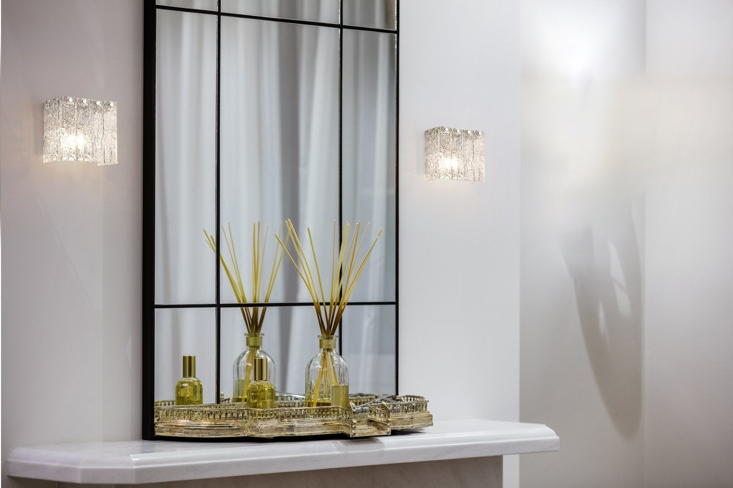 Z-LITE, GLACIER WALL SCONCE, WALL SCONCES