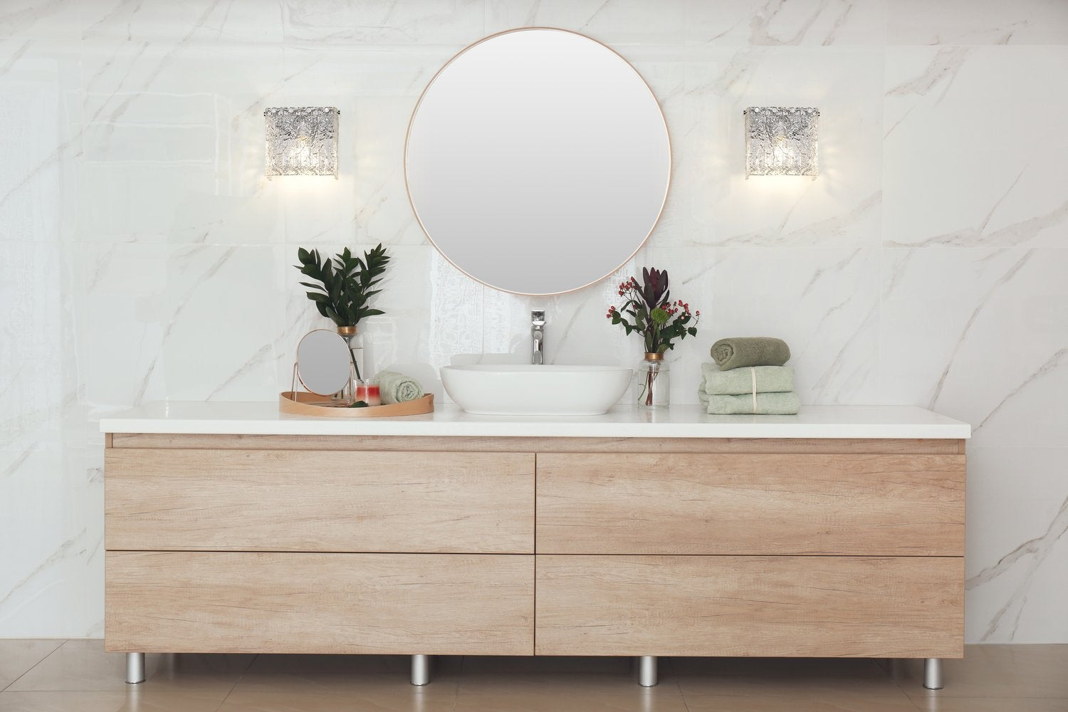 Z-LITE, GLACIER WALL SCONCE, WALL SCONCES