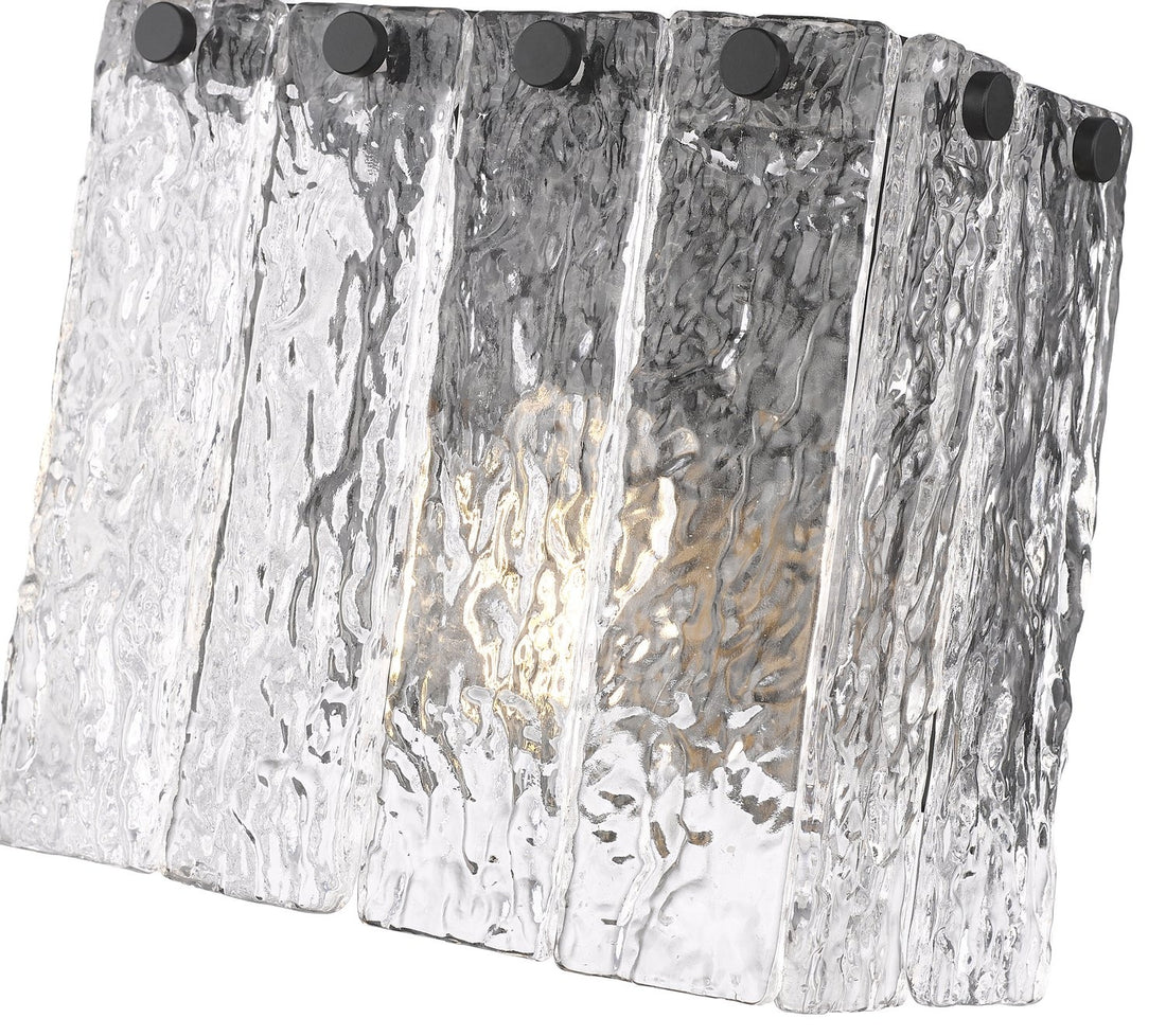 Z-LITE, GLACIER WALL SCONCE, WALL SCONCES