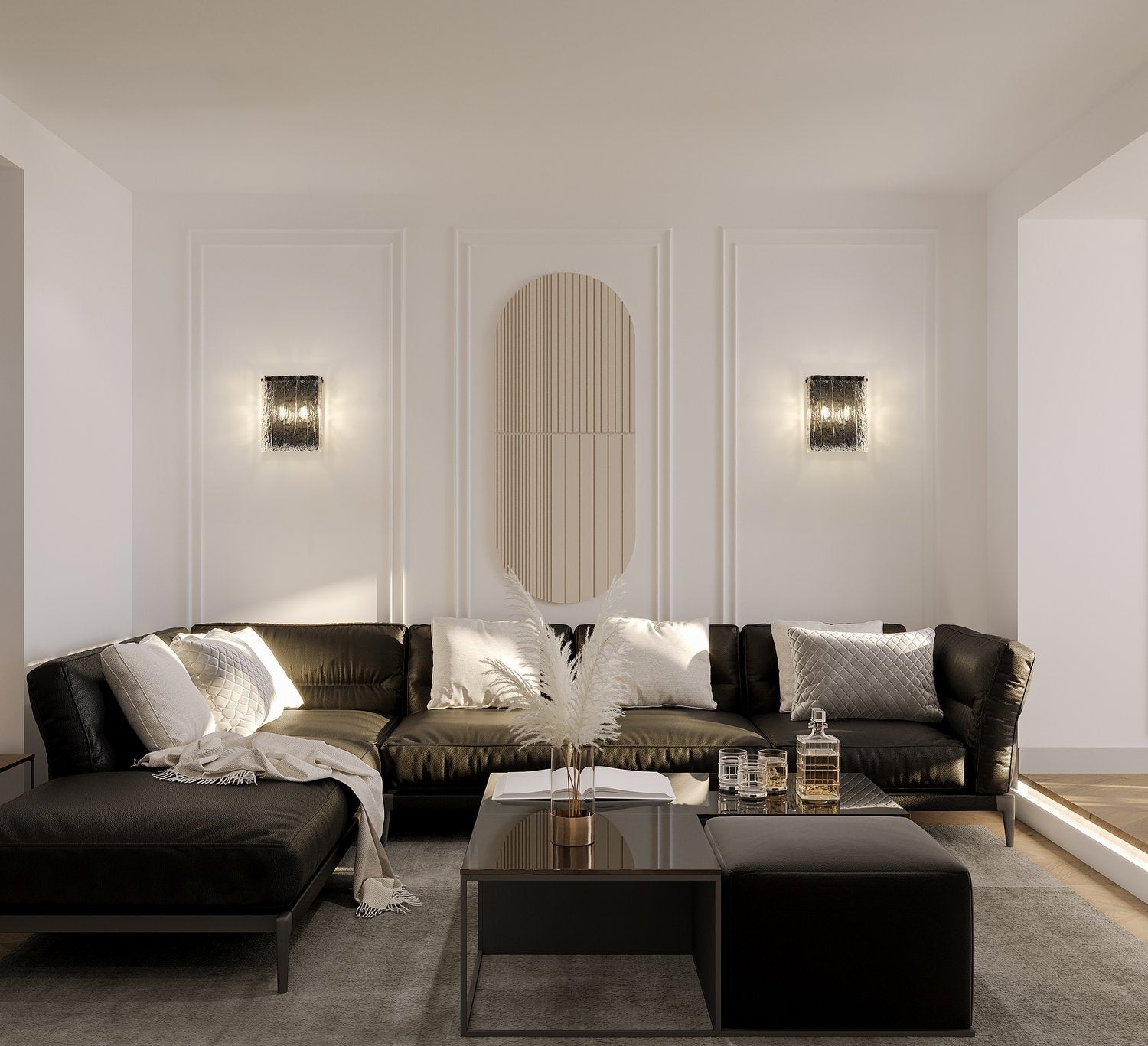 Z-LITE, GLACIER WALL SCONCE, WALL SCONCES