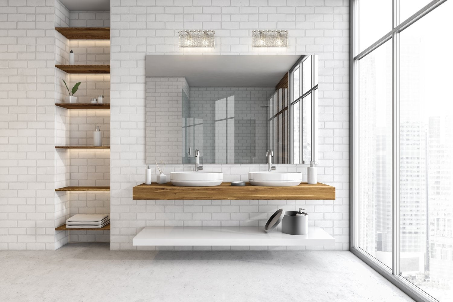 Z-LITE, GLACIER VANITY, VANITY LIGHT