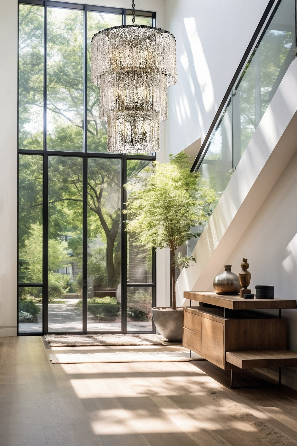 Z-LITE, GLACIER CHANDELIER, CHANDELIER LIGHT