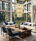 Z-LITE, GLACIER CHANDELIER, CHANDELIER LIGHT