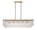 Z-LITE, GLACIER LINEAR CHANDELIER, LINEAR LIGHT