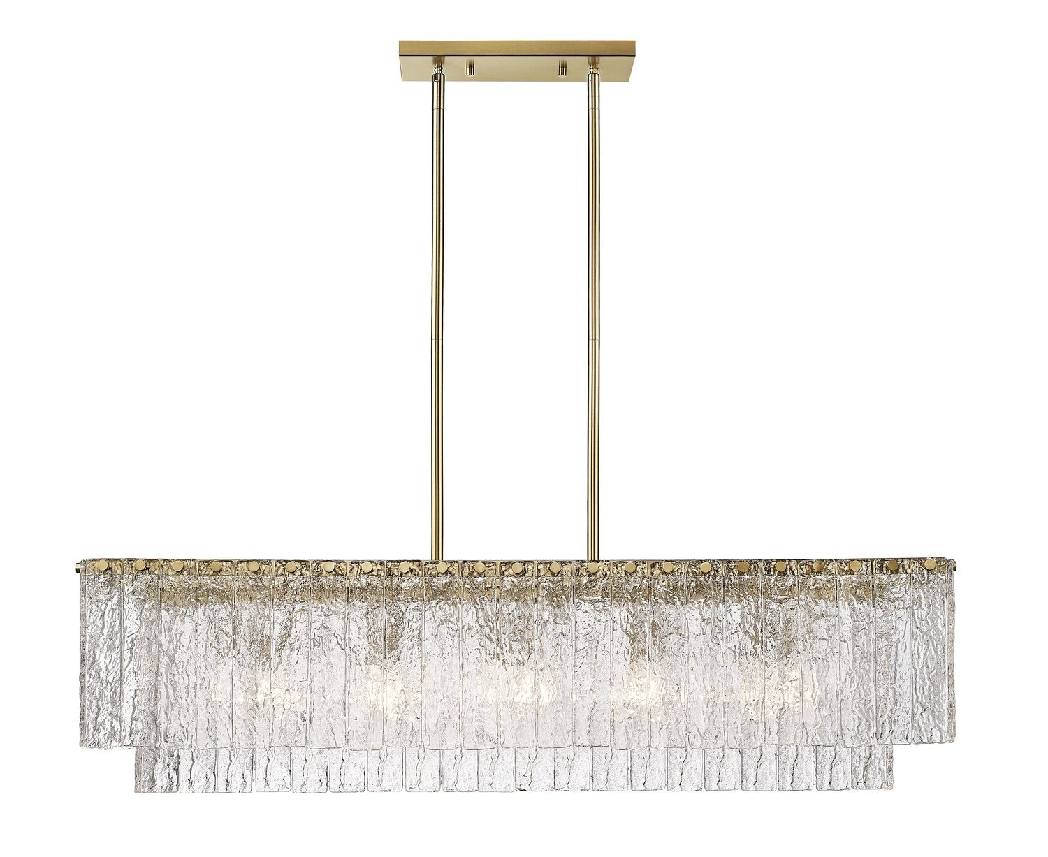 Z-LITE, GLACIER LINEAR CHANDELIER, LINEAR LIGHT