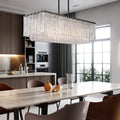 Z-LITE, GLACIER LINEAR CHANDELIER, LINEAR LIGHT FIXTURE