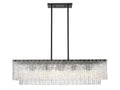 Z-LITE, GLACIER LINEAR CHANDELIER, LINEAR LIGHT FIXTURE