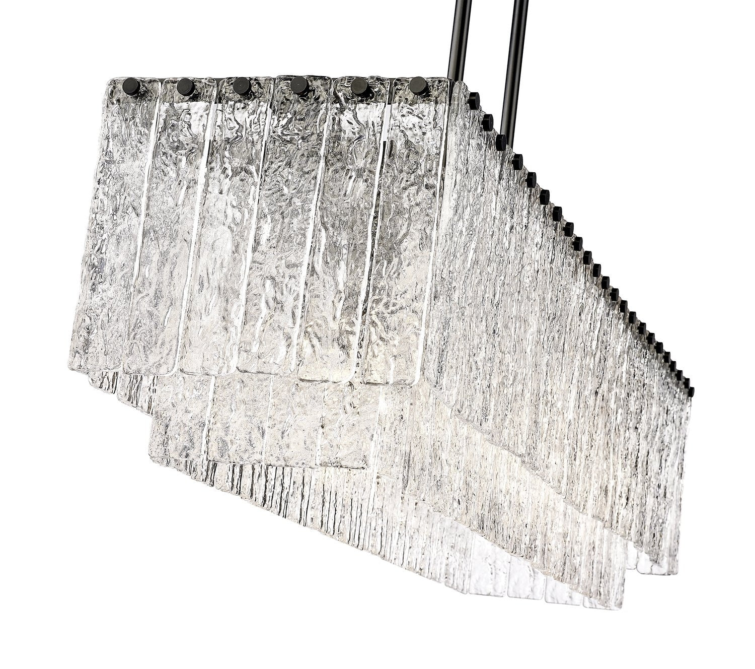 Z-LITE, GLACIER LINEAR CHANDELIER, LINEAR LIGHT