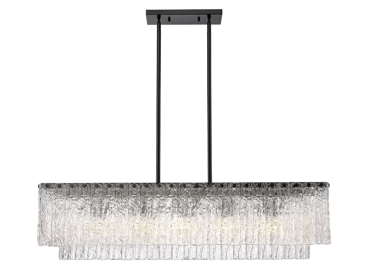 Z-LITE, GLACIER LINEAR CHANDELIER, LINEAR LIGHT
