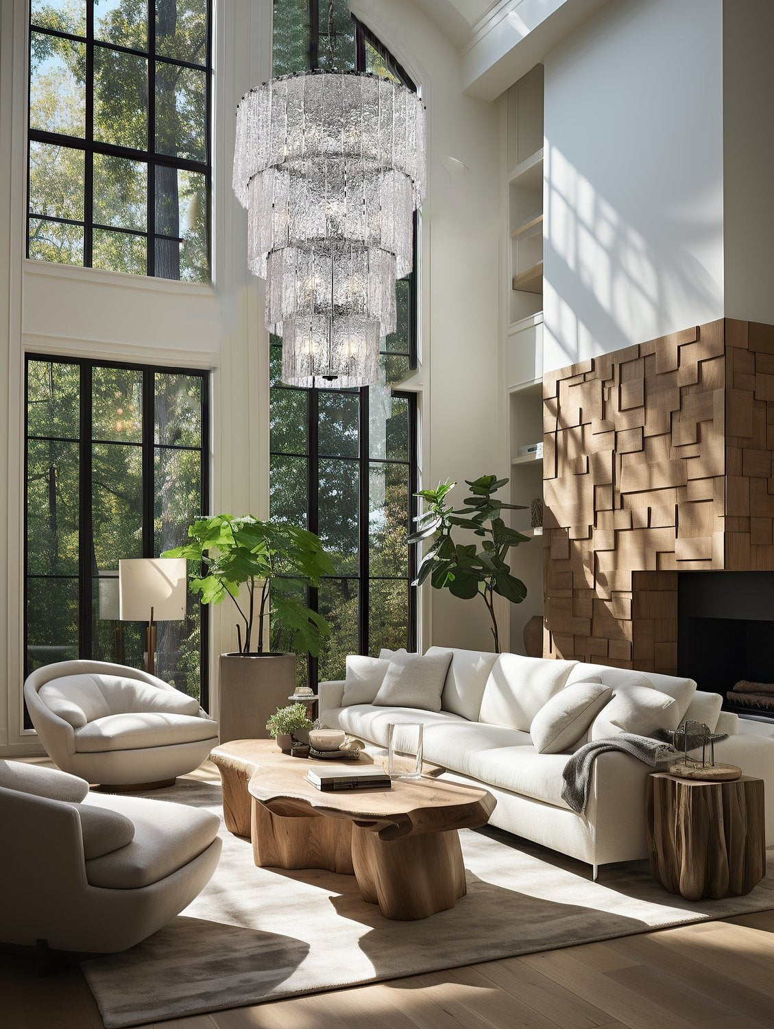 Z-LITE, GLACIER CHANDELIER, CHANDELIER LIGHT