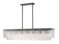 Z-LITE, GLACIER LINEAR CHANDELIER, LINEAR LIGHT FIXTURE
