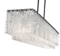 Z-LITE, GLACIER LINEAR CHANDELIER, LINEAR LIGHT FIXTURE