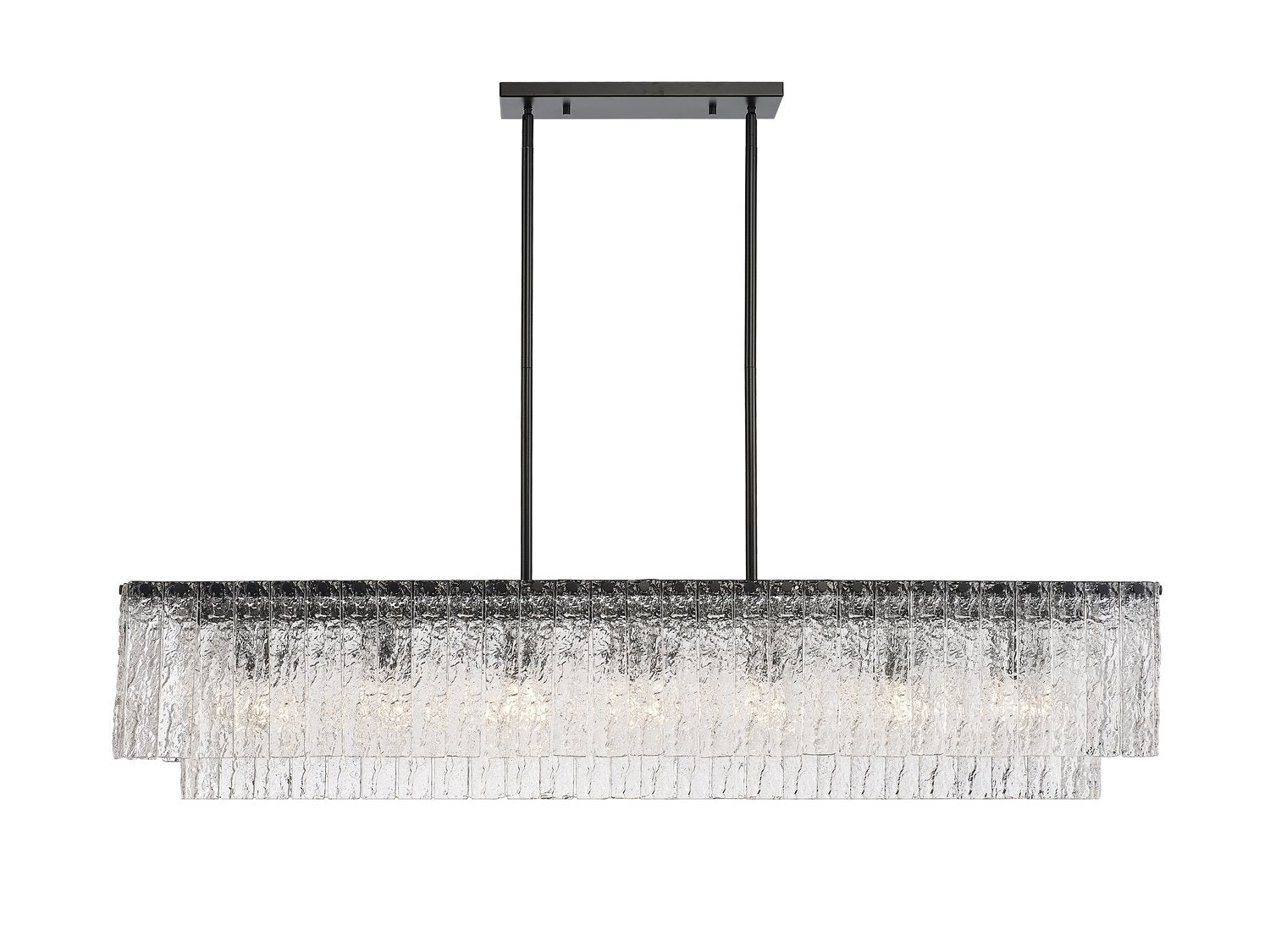 Z-LITE, GLACIER LINEAR CHANDELIER, LINEAR LIGHT