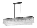 Z-LITE, GLACIER LINEAR CHANDELIER, LINEAR LIGHT FIXTURE